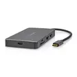 USB Multi-Port Adapter | 7-in-1 | USB 3.2 Gen 1 | USB-C Hane | Micro SD / RJ45 Hona / SD / USB-C Hona / 2x HDMI / 2x USB-A Hona | 5 Gbps | 0.20 m | Rund | Guldplaterad | PVC | Antracit | Låda - Dator och nätverk - 5412810414260 - 1