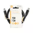 USB-kabel | USB 2.0 | USB-A Hane | USB-B Hane | 10 W | 480 Mbps | Nickelplaterad | 1.00 m | Rund | PVC | Svart | Label - Dator och nätverk - 5412810421480 - 66