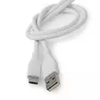 USB-kabel | USB 2.0 | USB-A Hane | USB-C Hane | 15 W | 480 Mbps | Nickelplaterad | 1.50 m | Rund | Silikon | Vit | Låda - Dator och nätverk - 5412810417940 - 54