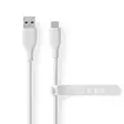 USB-kabel | USB 2.0 | USB-A Hane | USB-C Hane | 15 W | 480 Mbps | Nickelplaterad | 1.50 m | Rund | Silikon | Vit | Låda - Dator och nätverk - 5412810417940 - 2