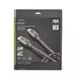 Ultra High Speed HDMI kabel | HDMI Kontakt | HDMI Kontakt | 8K@60Hz | 48 Gbps | 3.00 m | Rund | 6.7 mm | Grått Med Metall | Kartong med täckt fönster - HDMI-kablar - 5412810336210 - 66