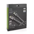 Ultra High Speed HDMI kabel | HDMI Kontakt | HDMI Kontakt | 8K@60Hz | 48 Gbps | 3.00 m | Rund | 6.7 mm | Grått Med Metall | Kartong med täckt fönster - HDMI-kablar - 5412810336210 - 69