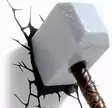 Y=C3=B6valo 3D Thor Hammer Marvel - Nattlampor - 0816733002170 - 3