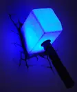 Y=C3=B6valo 3D Thor Hammer Marvel - Nattlampor - 0816733002170 - 2