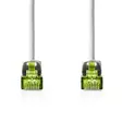 CAT7 nätverkskabel | S/FTP | RJ45 hane | RJ45 hane | 1.00 m | Snagless | Rund | LSZH | Grå | Label - Dator och nätverk - 5412810424320 - 10