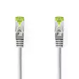 CAT7 nätverkskabel | S/FTP | RJ45 hane | RJ45 hane | 1.00 m | Snagless | Rund | LSZH | Grå | Label - Dator och nätverk - 5412810424320 - 1