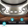 SmartLife Vatten kokare | Wi-Fi | 1.7 l | Rostfritt stål | 70,80,90,100 °C | Temperatur indikation | Roterbar 360 grader | Dolt värmeelement | Strix® kontroll | Android / IOS - Kaffebryggare och vattenkokare - 5412810448210 - 54