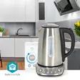 SmartLife Vatten kokare | Wi-Fi | 1.7 l | Rostfritt stål | 70,80,90,100 °C | Temperatur indikation | Roterbar 360 grader | Dolt värmeelement | Strix® kontroll | Android / IOS - Kaffebryggare och vattenkokare - 5412810448210 - 5