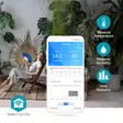 SmartLife luftkvalitetsmätare | Wi-Fi | Display | Koldioxid (CO2) / Luftfuktighet / Temperatur | Android / IOS | Svart / Vit - Nedis produkter - 5412810451630 - 53