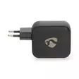 Väggladdare | 100 W | GaN | PD3.0 | 2.5 / 3.0 / 5.0 A | Antal utgångar: 3 | USB-A / 2x USB-C | Automatiskt val av Spänning | Svart - Nätladdare - 5412810470150 - 15