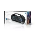 Bluetooth® Party Boombox | 420 min | 2.0 | 24 W | Uppspelning av media: AUX / Micro SD / USB | Handtag | Festljus | Svart - Bluetooth-högtalare - 5412810472420 - 67