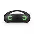 Bluetooth® Party Boombox | 420 min | 2.0 | 24 W | Uppspelning av media: AUX / Micro SD / USB | Handtag | Festljus | Svart - Bluetooth-högtalare - 5412810472420 - 12