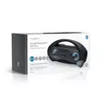 Bluetooth® Party Boombox | 420 min | 2.0 | 24 W | Uppspelning av media: AUX / Micro SD / USB | Handtag | Festljus | Svart - Bluetooth-högtalare - 5412810472420 - 69