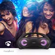 Bluetooth® Party Boombox | 420 min | 2.0 | 24 W | Uppspelning av media: AUX / Micro SD / USB | Handtag | Festljus | Svart - Bluetooth-högtalare - 5412810472420 - 5