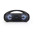 Bluetooth® Party Boombox | 420 min | 2.0 | 24 W | Uppspelning av media: AUX / Micro SD / USB | Handtag | Festljus | Svart - Bluetooth-högtalare - 5412810472420 - 13
