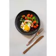Robuste lautanen 21 cm 2 kpl Maku Kitchen life - Keraaminen lautanen valurautamaisella pinnalla, musta - Tallrikar - 6410416160290 - 7