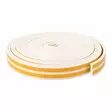 Ikkunatiiviste 24 m E-profiili valkoinen Mag-Pro - Itseliimautuva EPDM-tiivistenauha ikkunoihin ja oviin (1-3,5 mm raoille) - Fönster- och dörrtätningar - 6418536038970 - 1