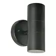 Seinävalaisin AMURI 2xGU10 ylös-alas IP44 musta - Harju - Vägg- och taklampor - 6438140480330 - 1
