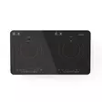 Dubbel induktionshäll | 3500 W | 10 effektnivåer | 8 förinställningar | Timerfunktion | Boostfunktion | LCD-display | Överhettningsskydd | Barnlås | Svart - Nedis produkter - 8711902093350 - 1