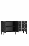 Konsolbord Hanah Home Cagla Antracit Silver Spånskiva 150x40x79 cm - Byråer och skåp - 8684282612780 - 8