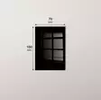 Glastavla Wallity Flerfärgad Glas 70x100 cm - Tavlor och ramar - 8683342794060 - 10