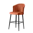 Barstol Hanah Home Rubi Tegelröd Spånskiva Metallben 52x97x42 cm - Barstolar - 8683742879800 - 4