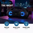 Bluetooth® Party Boombox | 420 min | 2.0 | 24 W | Uppspelning av media: AUX / Micro SD / USB | Synkroniseringsbar | Handtag | Festljus | Svart - Bluetooth-högtalare - 5412810472420 - 53