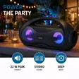 Bluetooth® Party Boombox | 420 min | 2.0 | 24 W | Uppspelning av media: AUX / Micro SD / USB | Synkroniseringsbar | Handtag | Festljus | Svart - Bluetooth-högtalare - 5412810472420 - 51