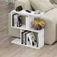 Soffbord Hanah Home Homemania Carrara Marmormönster Spånskiva 60x60x20 cm - Soffbord - 8684283438860 - 2