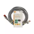 CAT6 Nätverkskabel | RJ45 hane | RJ45 hane | S/FTP | 3.00 m | Rund | LSZH | Grå | Label - Dator och nätverk - 5412810423590 - 66