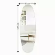 Cheval Spegel Hanah Home Venti Transparent MDF 40x120x2,2 cm - Speglar - 8684282429630 - 6