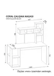 Skrivbord Hanah Home Cordoba Vit Spånskiva 140x153,8x60 cm - Skrivbord - 8681181351710 - 5