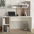 Skrivbord Hanah Home Cordoba Vit Spånskiva 140x153,8x60 cm - Skrivbord - 8681181351710 - 2