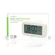 Digital skrivbords alarmklocka | LCD | Bakgrundsbelysning | Snooze-funktion | Datum display | Timer | Trä - Klockor - 5412810474820 - 66