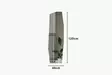 Spegel Hanah Home Aural Svart MDF 40x120x2,2 cm - Speglar - 8684283349210 - 5