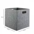 Skrivbordsorganisatör Aberto Design HMY6356 Grå Filt 24x24x24 cm - Förvaringslådor och korgar - 8684282435310 - 4