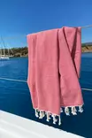 Fouta Mijölnir Röd Honungskaka 100% Bomull 95x190 cm - Handdukar - 8683342757010 - 3