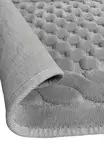 Badrumsmatta Set Mijölnir Grå 100% Bomull Antibakteriell Halkfri 50x60 cm & 60x100 cm - Badrumsmattor och våtrumsmattor - 8682870507500 - 4