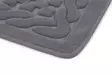 Badrumsmatta Set Mijölnir Grå 100% Bomull Antibakteriell Halkfri 50x60 cm & 60x100 cm - Badrumsmattor och våtrumsmattor - 8682870507500 - 6
