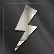 Dekorativ Spegel Wallity Silver Plexiglas EVA 29x60 cm - Speglar - 8684283980840 - 4