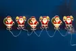 Ikkunatarra Joulupukit 6kpl led - Ljussmycken och ljusfigurer - 6410416497280 - 1