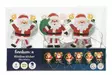 Ikkunatarra Joulupukit 6kpl led - Ljussmycken och ljusfigurer - 6410416497280 - 6