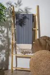 Fouta Mijölnir Indigo Blå 90% Bomull 10% Polyester 90x180 cm - Handdukar - 8684283207800 - 2