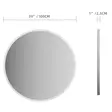 Innosanit 100 cm LED-strålkastare för badrum med anti-fog-funktion - Badrumsmöbler - 6438014427980 - 5