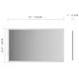 Innosanit 60x100 cm LED-strålkastare för badrum med anti-fog-beläggning - Badrumsmöbler - 6438014428000 - 5