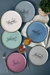 Tårtfat Set Hermia Flerfärgad Keramik 6 Delar - Serveringsfat - 8684282802310 - 2