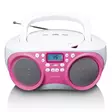 Bärbar FM-radio/CD/MP3- och USB-spelare Rosa - Radioapparater - 8711902040590 - 11