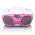 Bärbar FM-radio/CD/MP3- och USB-spelare Rosa - Radioapparater - 8711902040590 - 10