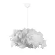Taklampa Opviq Serenity Vit Bomull 60 x 45 cm - Tak- och vägglampor - 8683743939640 - 1