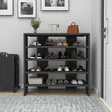 Skoskåp Hanah Home Sargel Antracit Spånskiva 72x75,6x31,4 cm - Skoskåp - 8683743974610 - 4